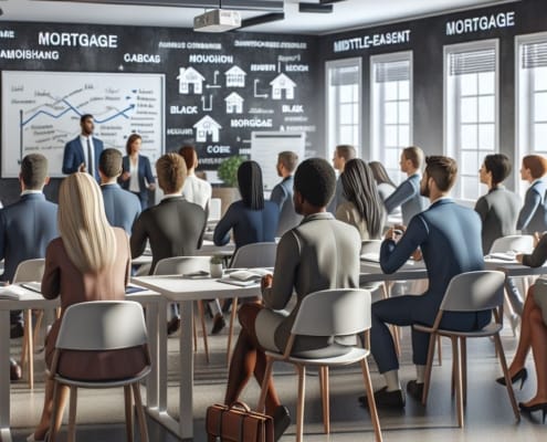 What topics are covered in mortgage broker training-Cert IV
